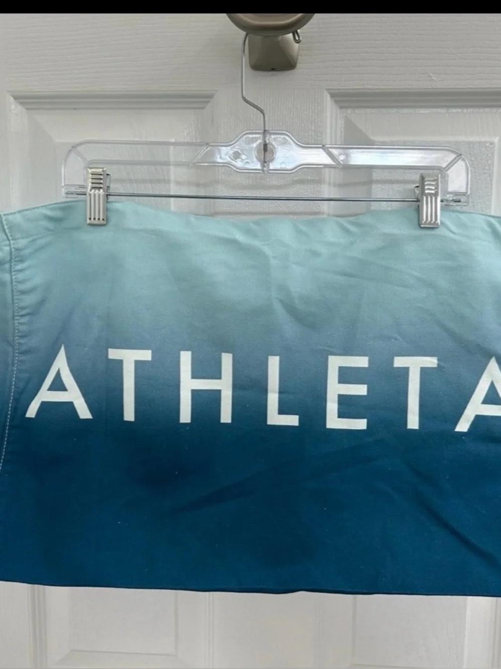 Athleta Tote Bag Teal Ombre’ Canvas